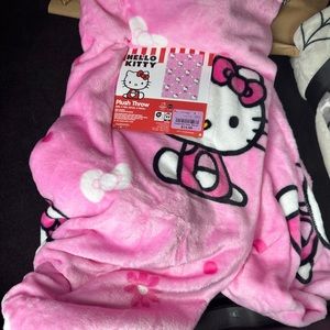 pink hk blanket